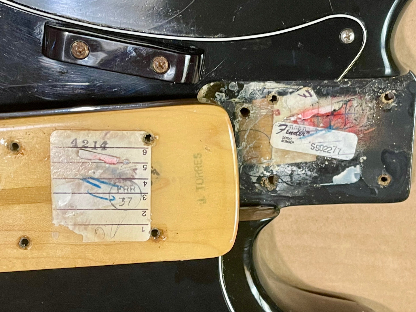 1979 Fender Precision Bass Black 100% original