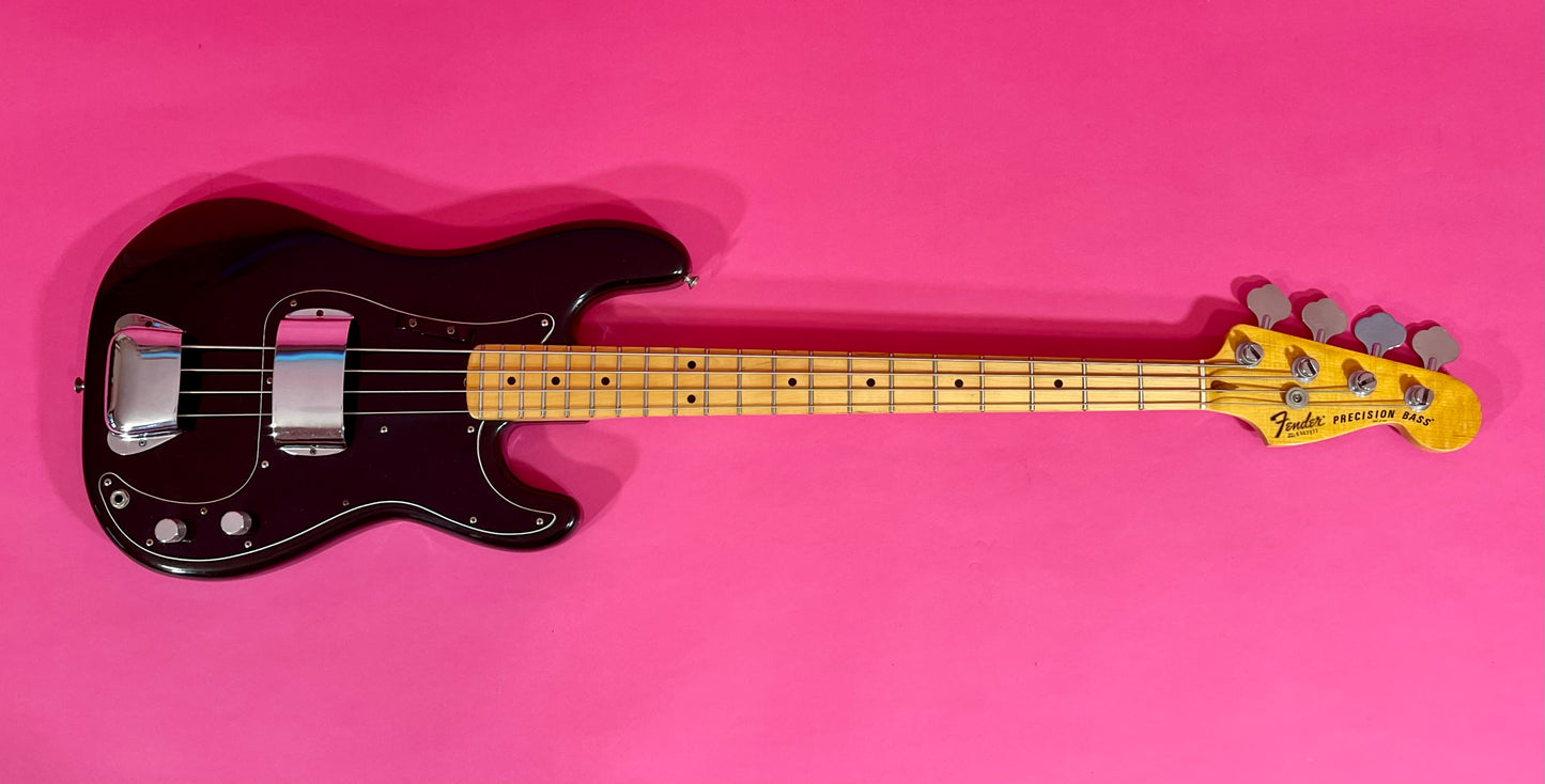 1979 Fender Precision Bass Black 100% original