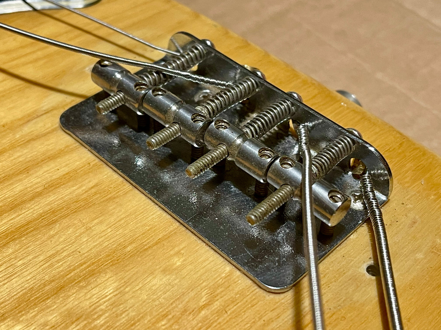 1976 Fender Precision Bass Natural Bird's-Eye! Very clean Machine