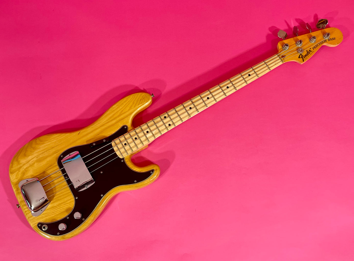 1976 Fender Precision Bass Natural Bird's-Eye! Very clean Machine