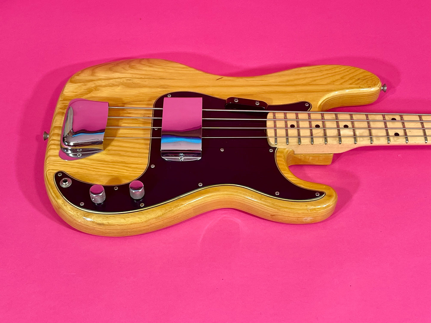 1976 Fender Precision Bass Natural Bird's-Eye! Very clean Machine