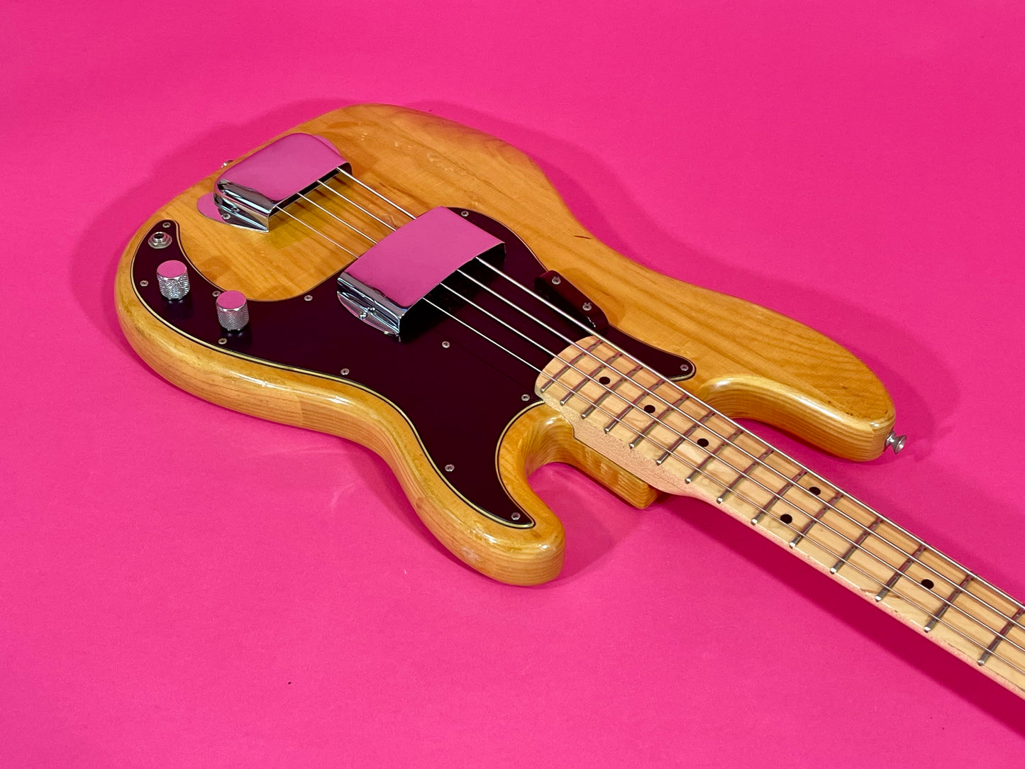 1976 Fender Precision Bass Natural Bird's-Eye! Very clean Machine