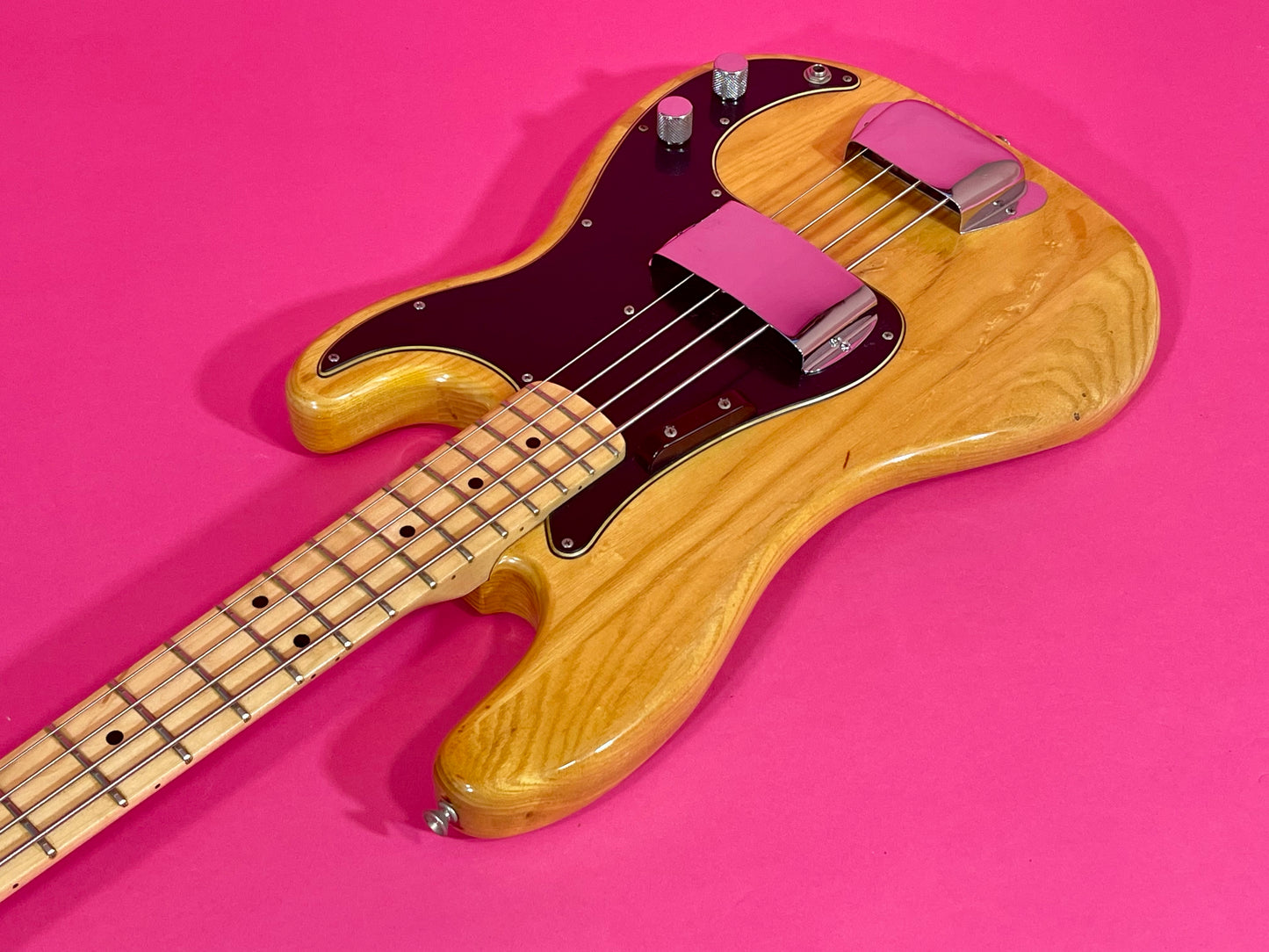 1976 Fender Precision Bass Natural Bird's-Eye! Very clean Machine