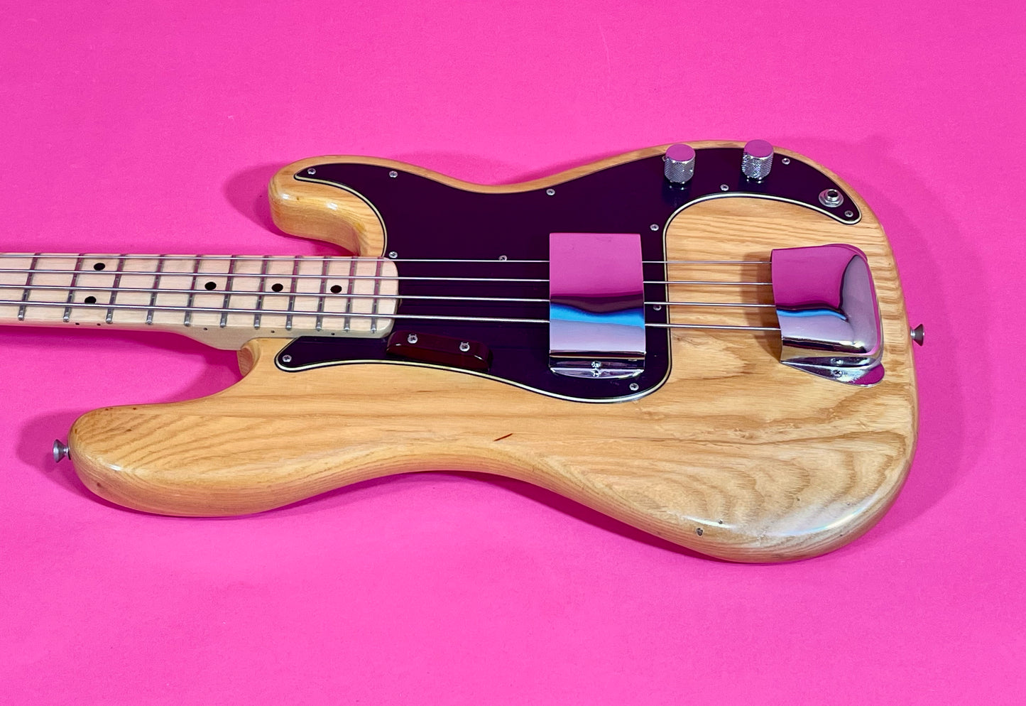 1976 Fender Precision Bass Natural Bird's-Eye! Very clean Machine
