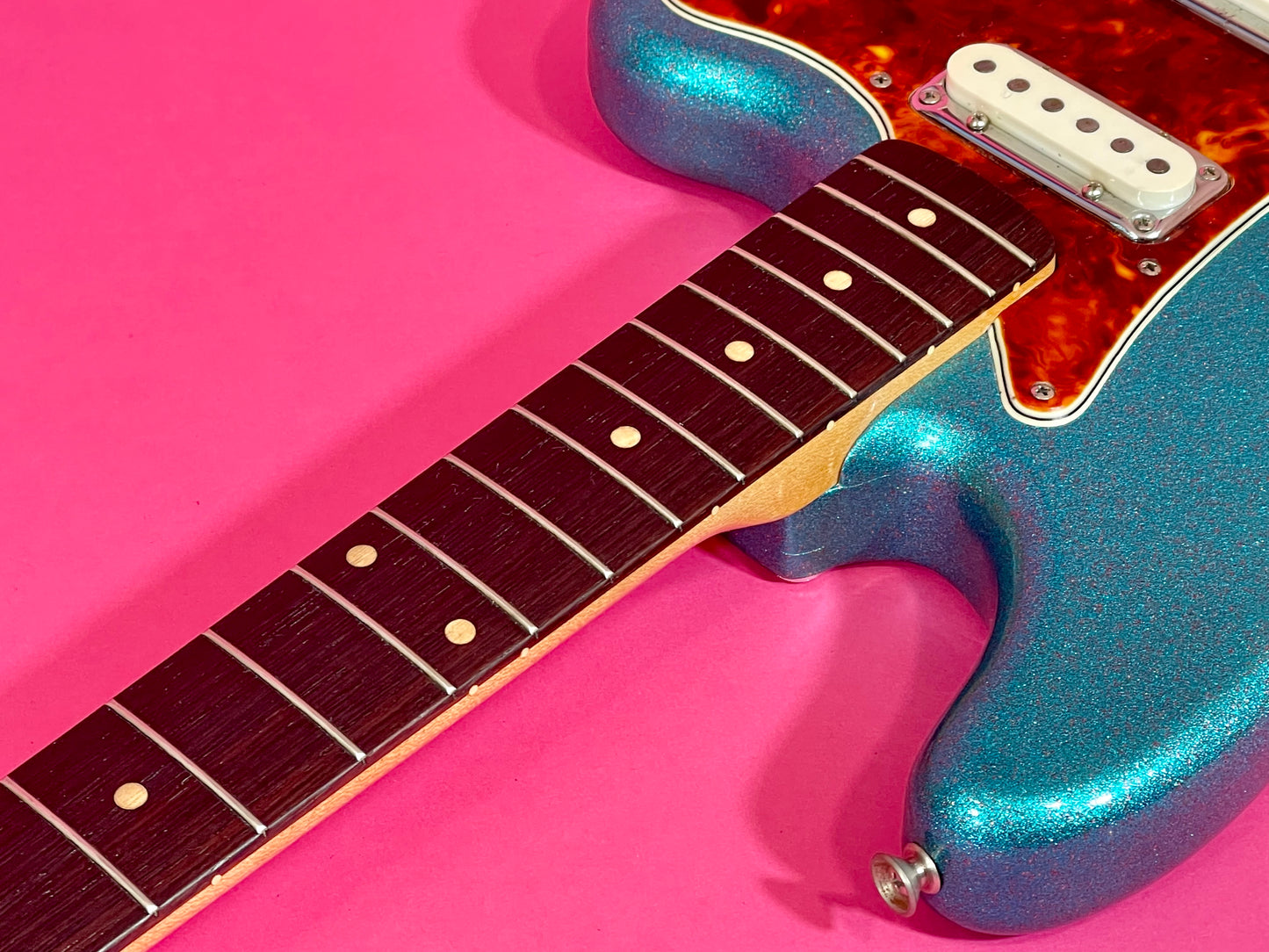 1962 Fender Bass VI Turquoise Sparkle finish!