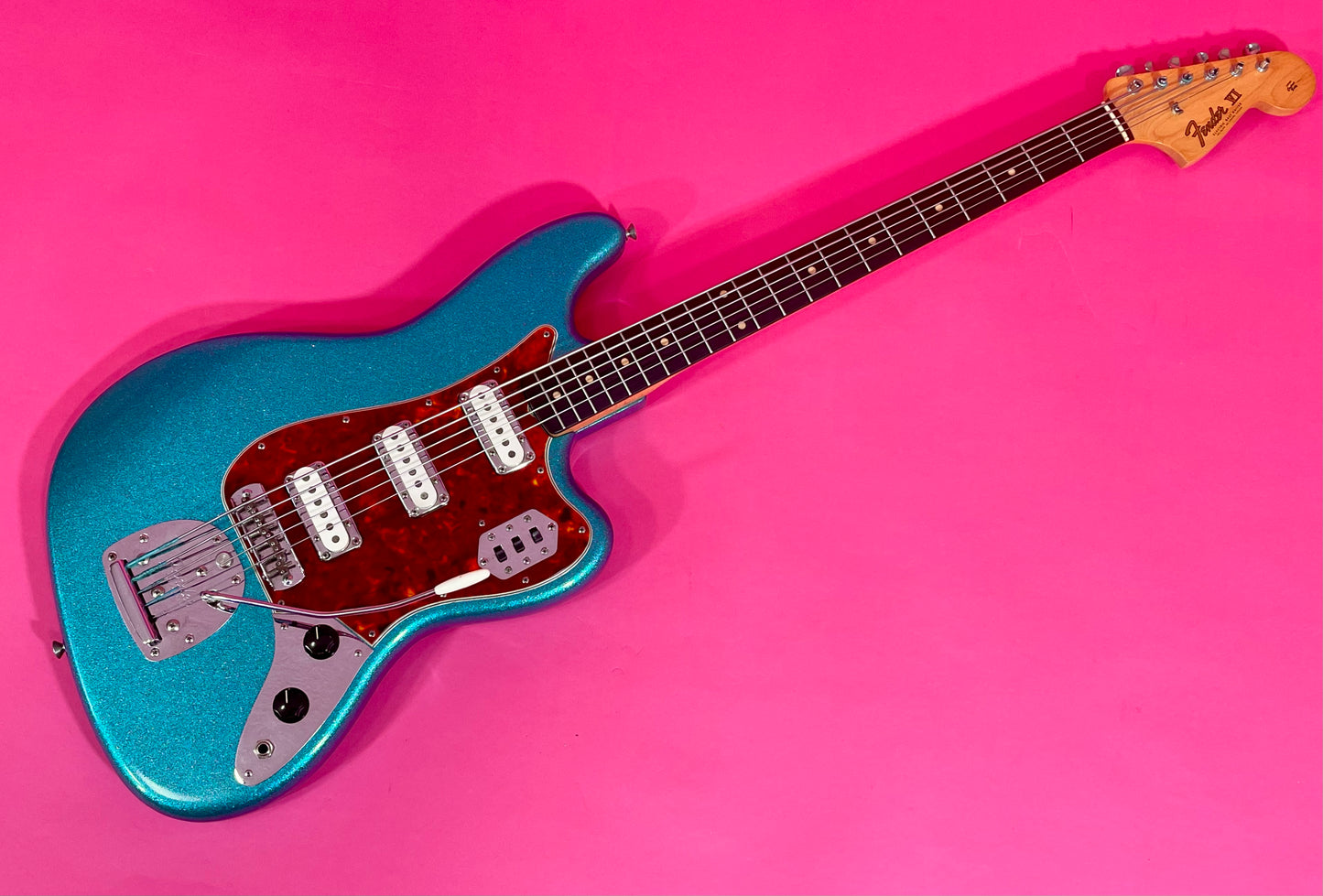 1962 Fender Bass VI Turquoise Sparkle finish!