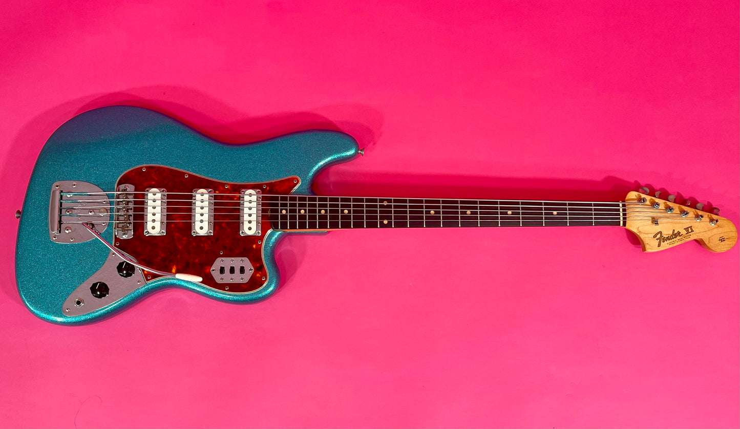 1962 Fender Bass VI Turquoise Sparkle finish!