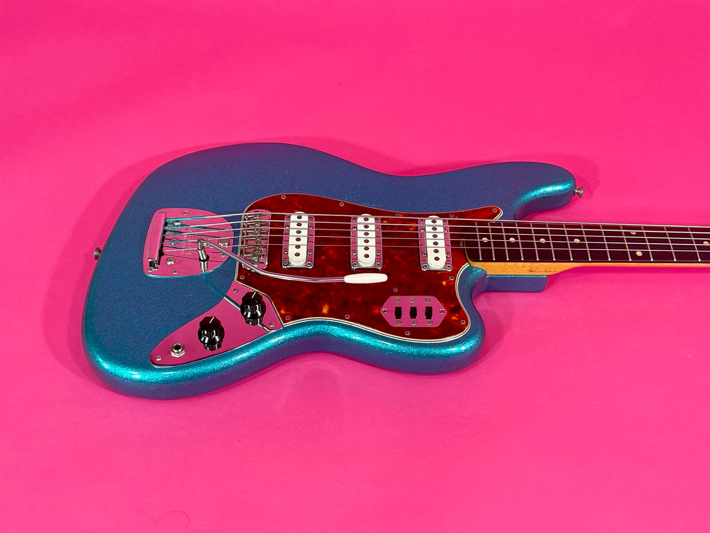 1962 Fender Bass VI Turquoise Sparkle finish!