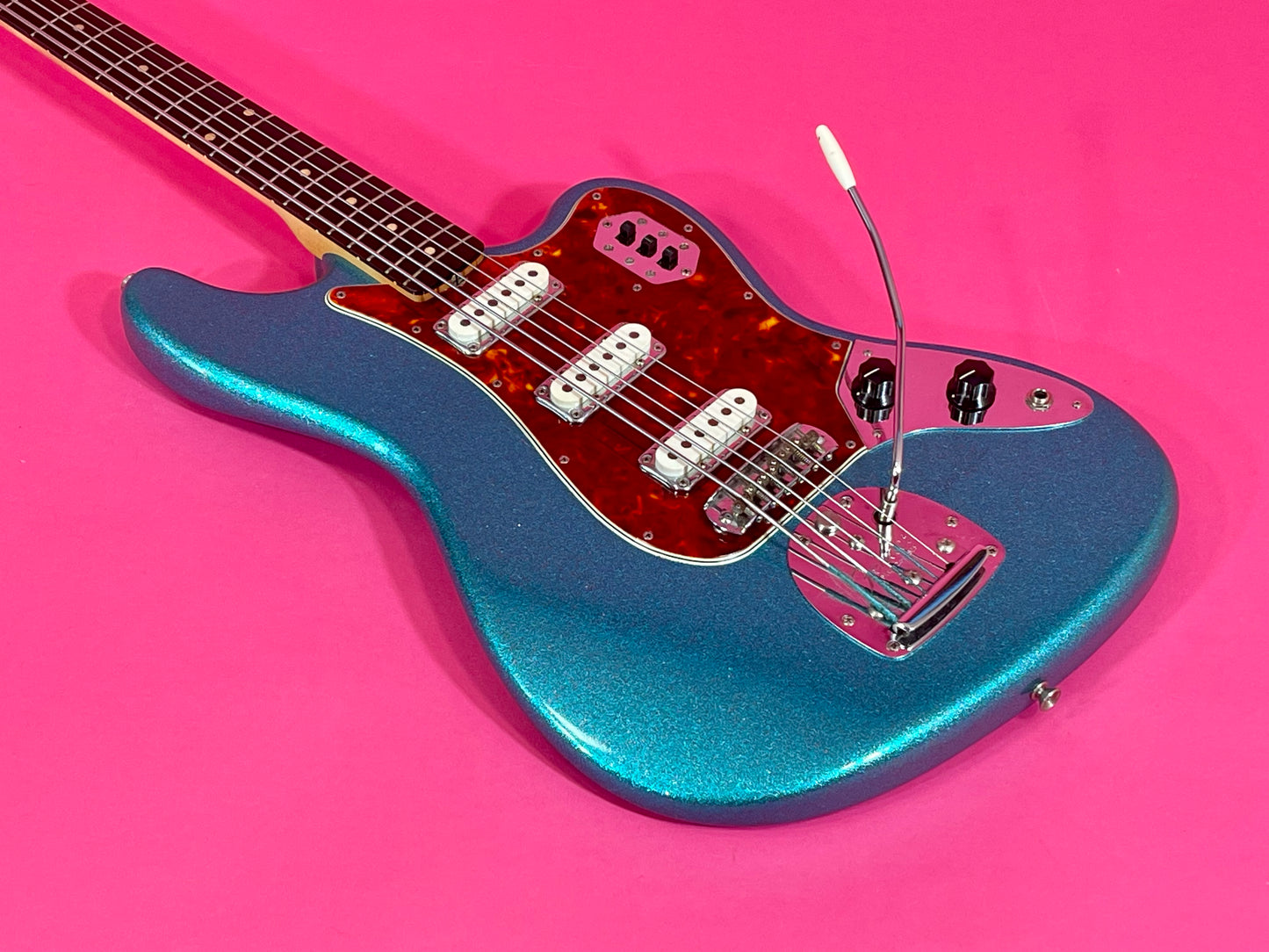 1962 Fender Bass VI Turquoise Sparkle finish!