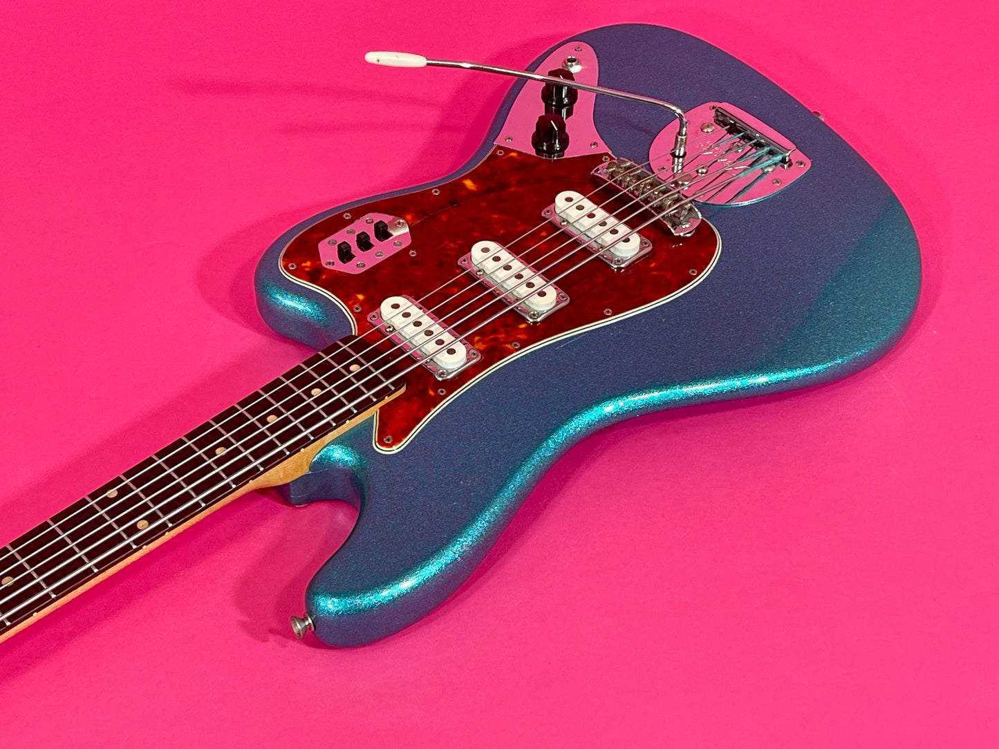 1962 Fender Bass VI Turquoise Sparkle finish!
