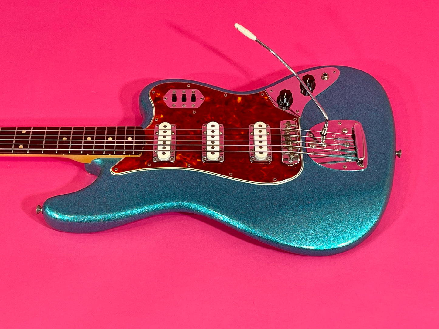1962 Fender Bass VI Turquoise Sparkle finish!