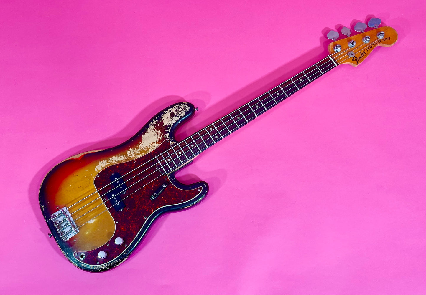 1972 Fender Precision Bass Sunburst Rosewood