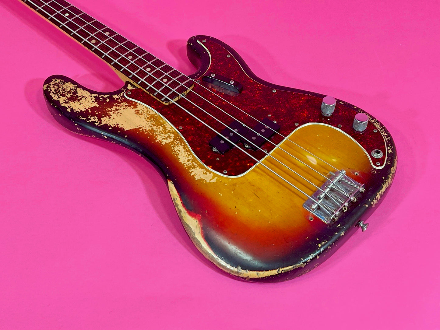 1972 Fender Precision Bass Sunburst Rosewood