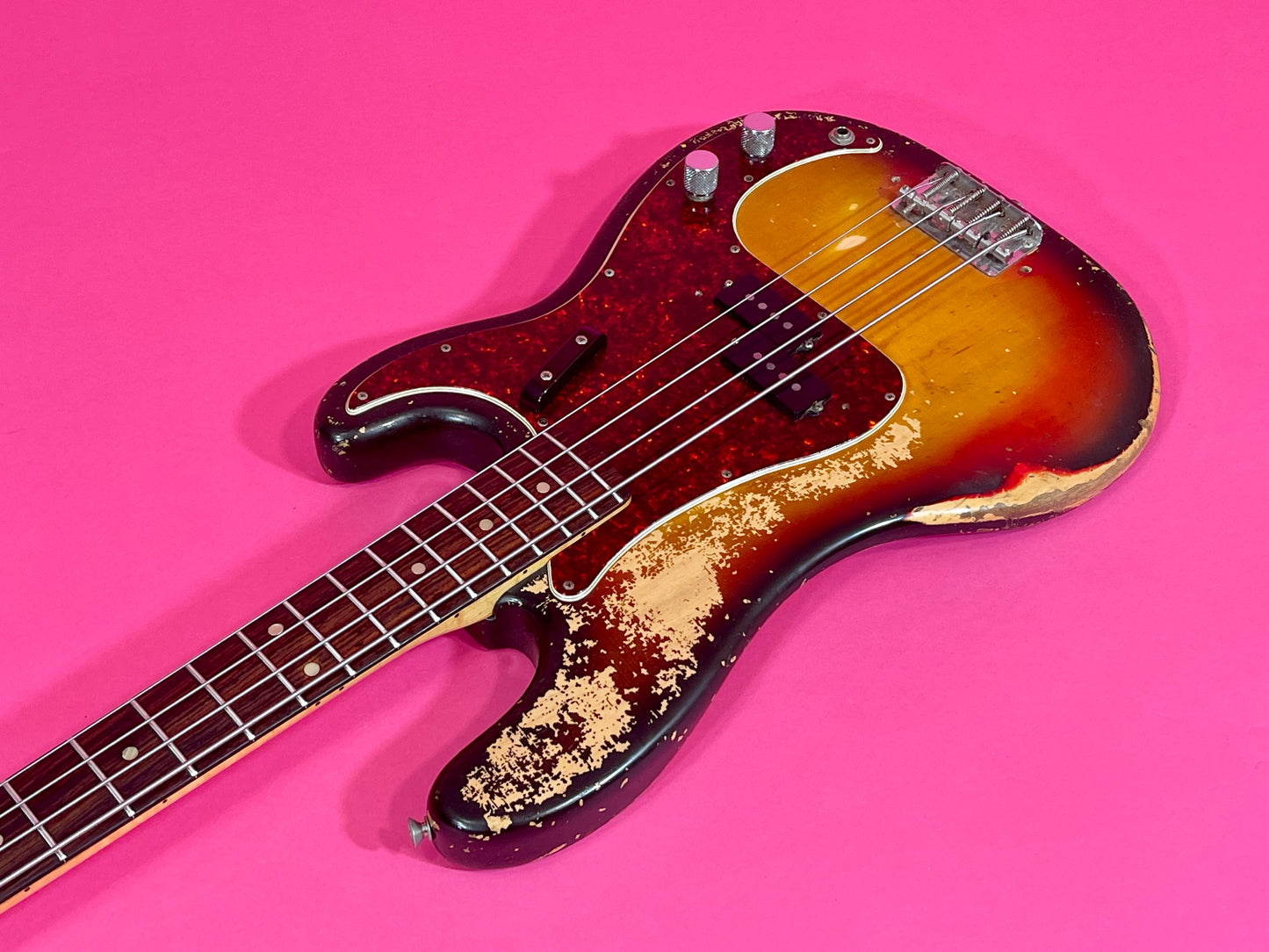 1972 Fender Precision Bass Sunburst Rosewood