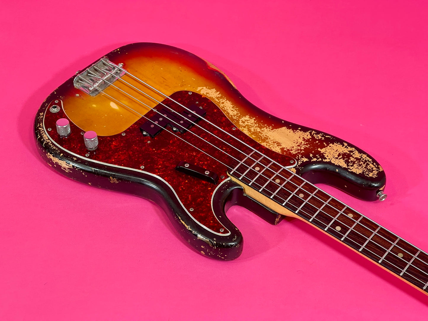 1972 Fender Precision Bass Sunburst Rosewood