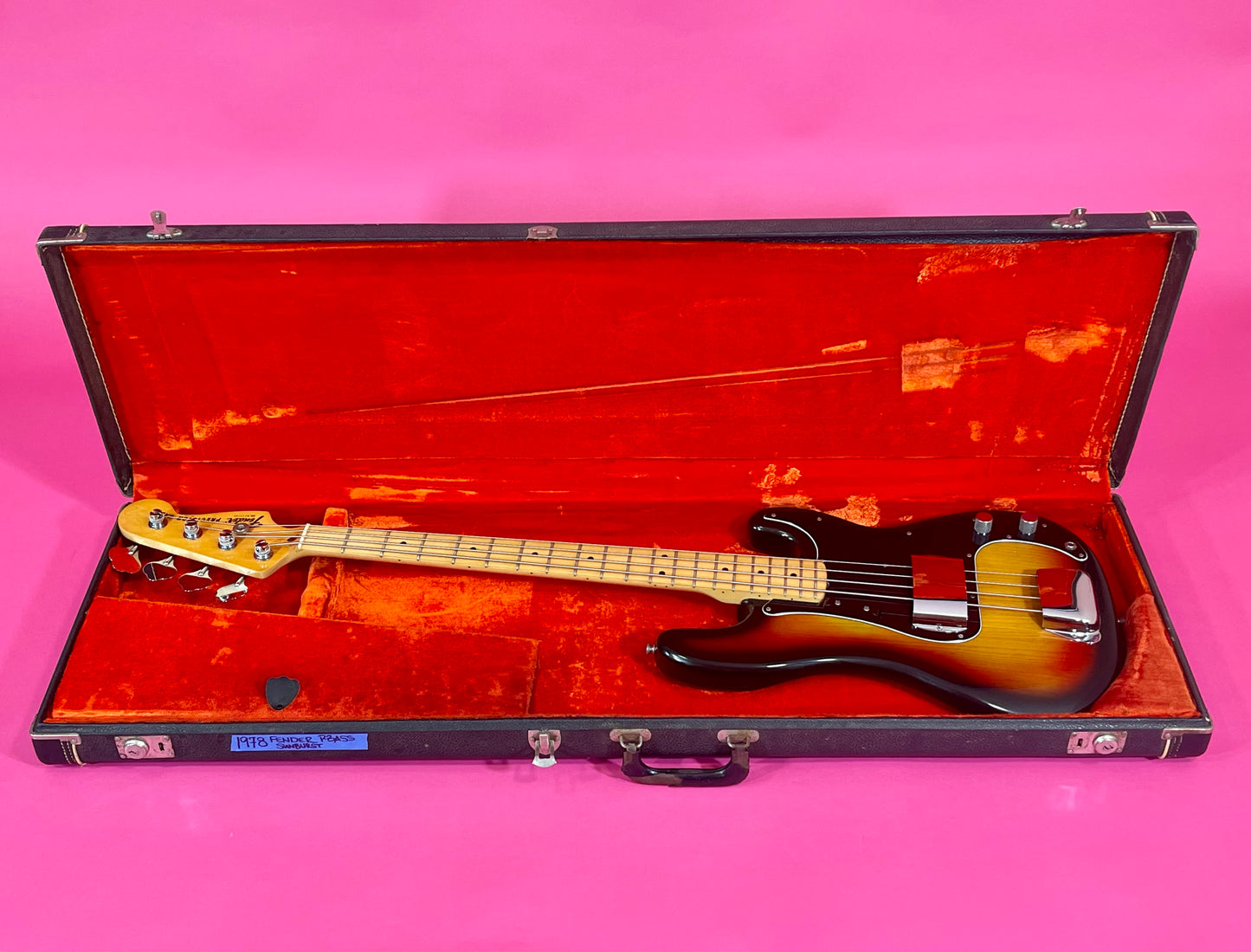 1978 Fender Precision Bass Sunburst 100% original super clean