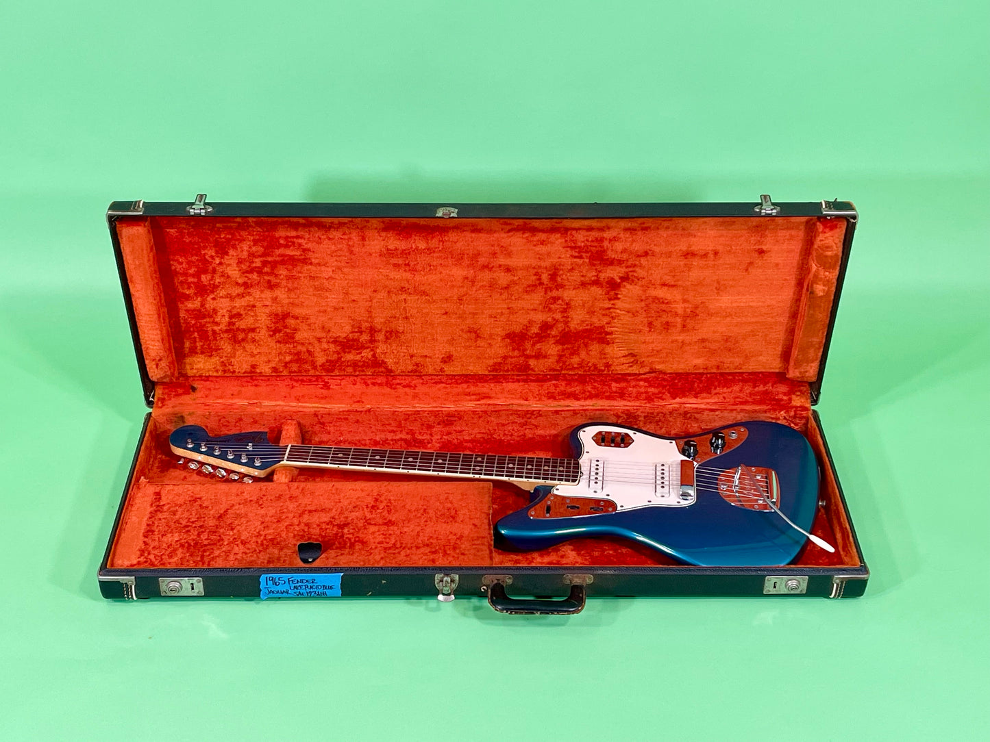 1965 Fender Jaguar Lake Placid Blue 100% OG