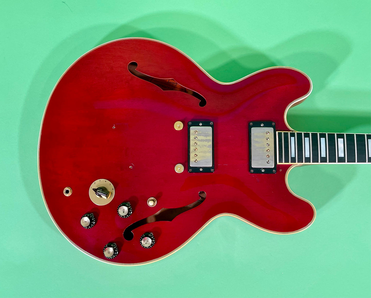 1961 Gibson ES-355 TDSV PAF's unfaded Cherry finish