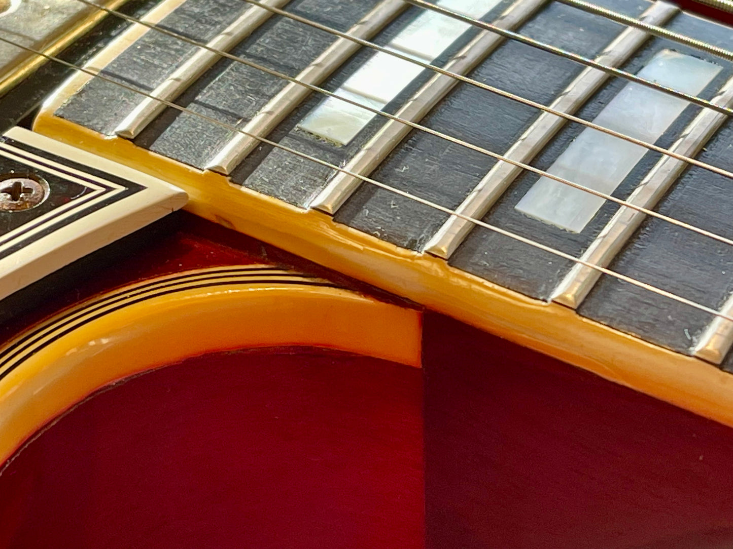 1961 Gibson ES-355 TDSV PAF's unfaded Cherry finish