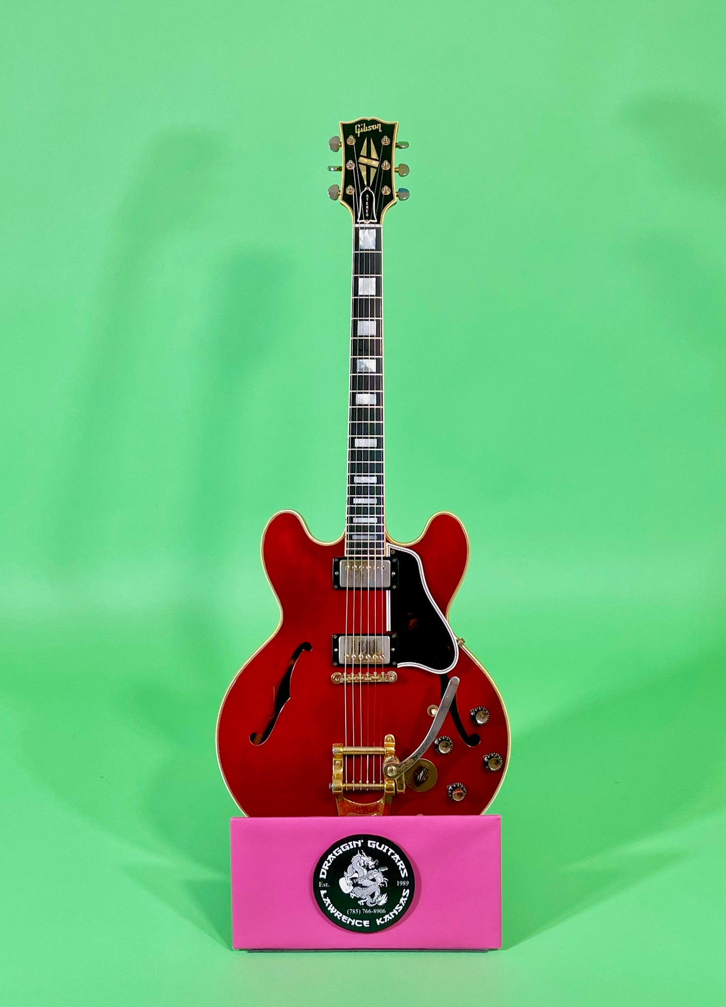 1961 Gibson ES-355 TDSV PAF's unfaded Cherry finish