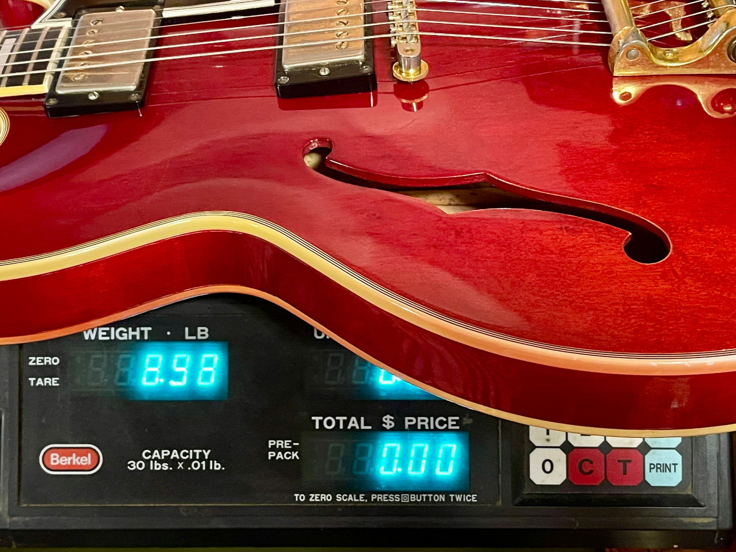 1961 Gibson ES-355 TDSV PAF's unfaded Cherry finish