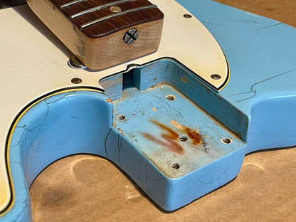 1972 Fender Telecaster Daphne Blue Rosewood fingerboard