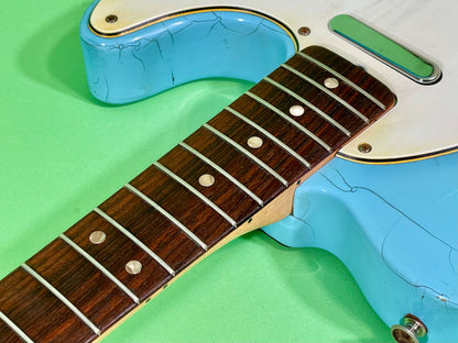 1972 Fender Telecaster Daphne Blue Rosewood fingerboard