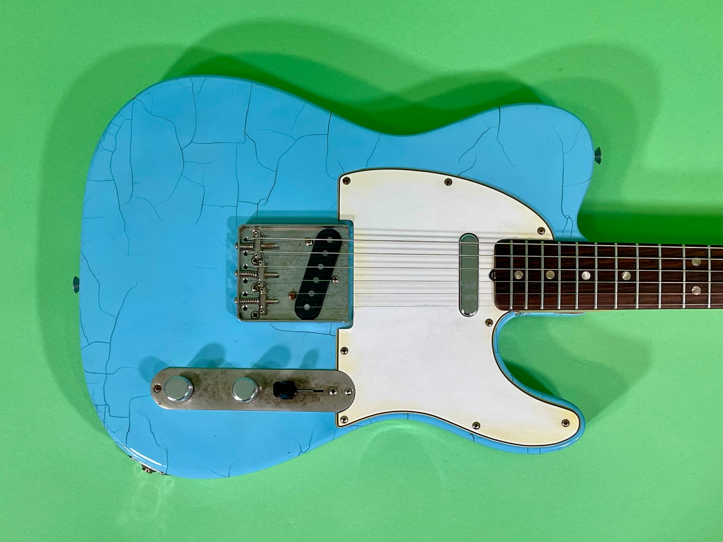 1972 Fender Telecaster Daphne Blue Rosewood fingerboard