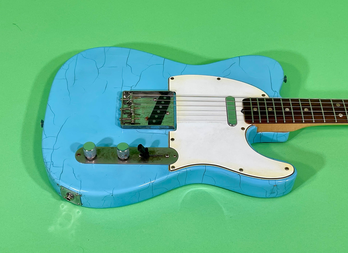 1972 Fender Telecaster Daphne Blue Rosewood fingerboard