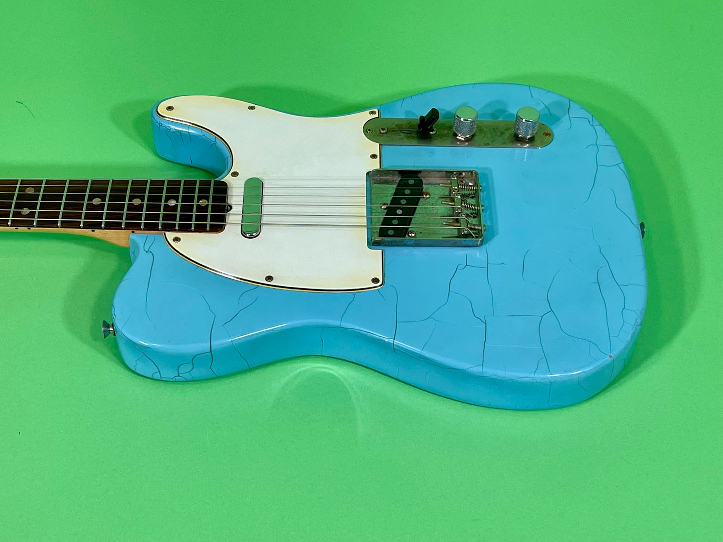 1972 Fender Telecaster Daphne Blue Rosewood fingerboard