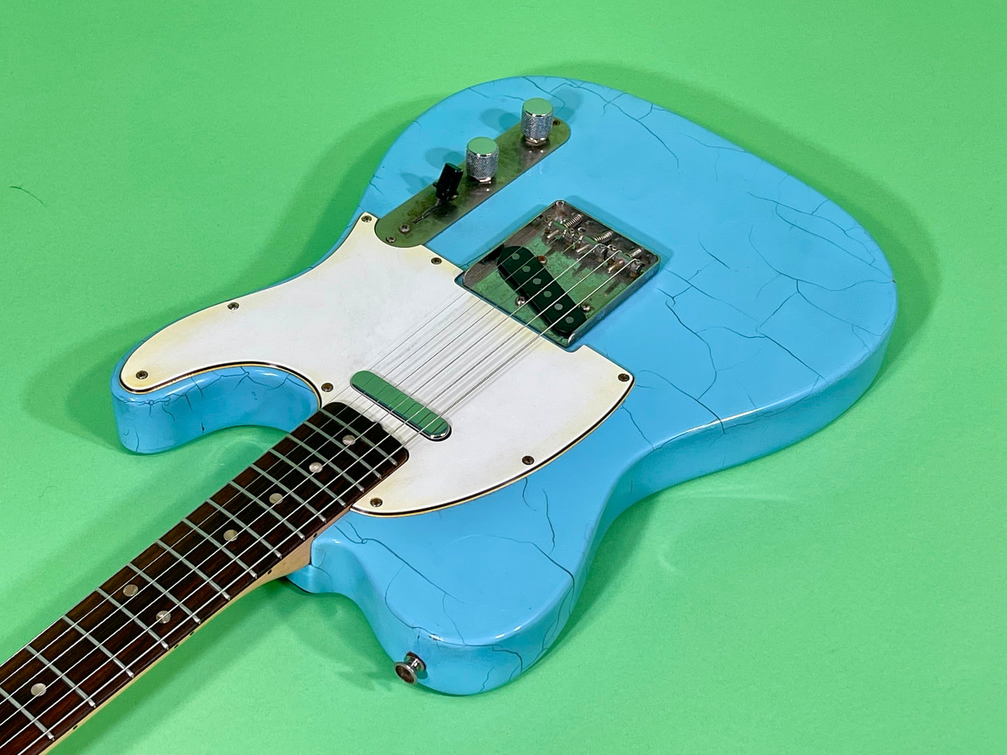 1972 Fender Telecaster Daphne Blue Rosewood fingerboard