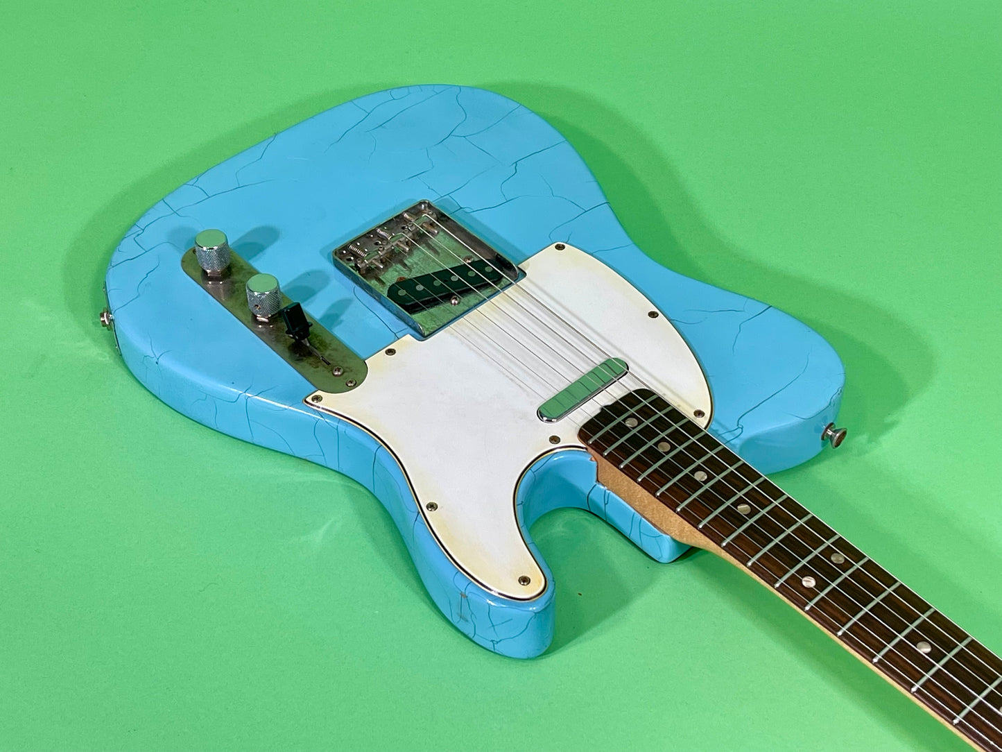 1972 Fender Telecaster Daphne Blue Rosewood fingerboard