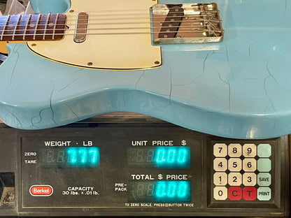1972 Fender Telecaster Daphne Blue Rosewood fingerboard
