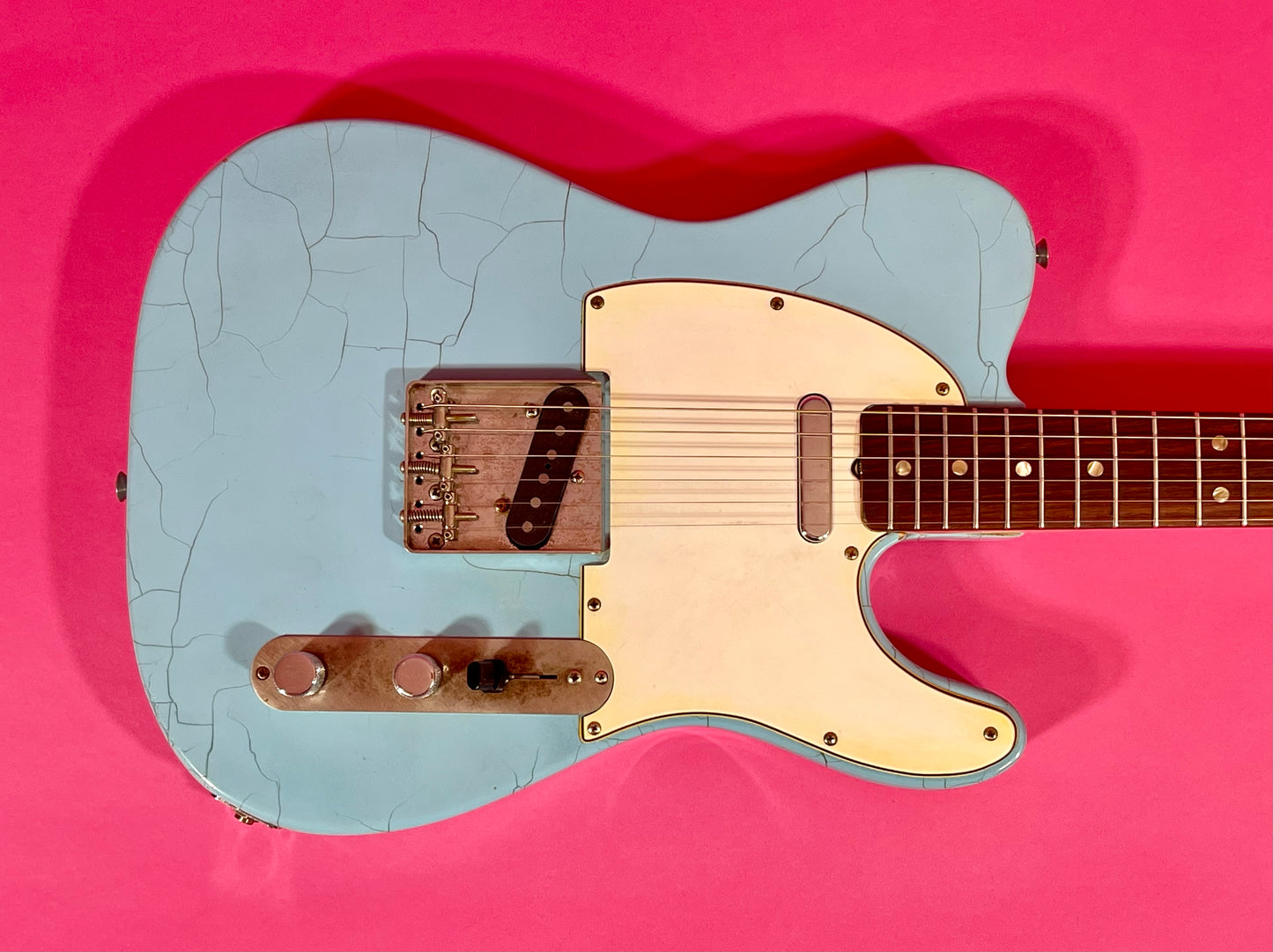 1972 Fender Telecaster Daphne Blue Rosewood fingerboard
