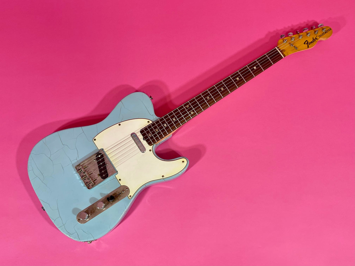 1972 Fender Telecaster Daphne Blue Rosewood fingerboard