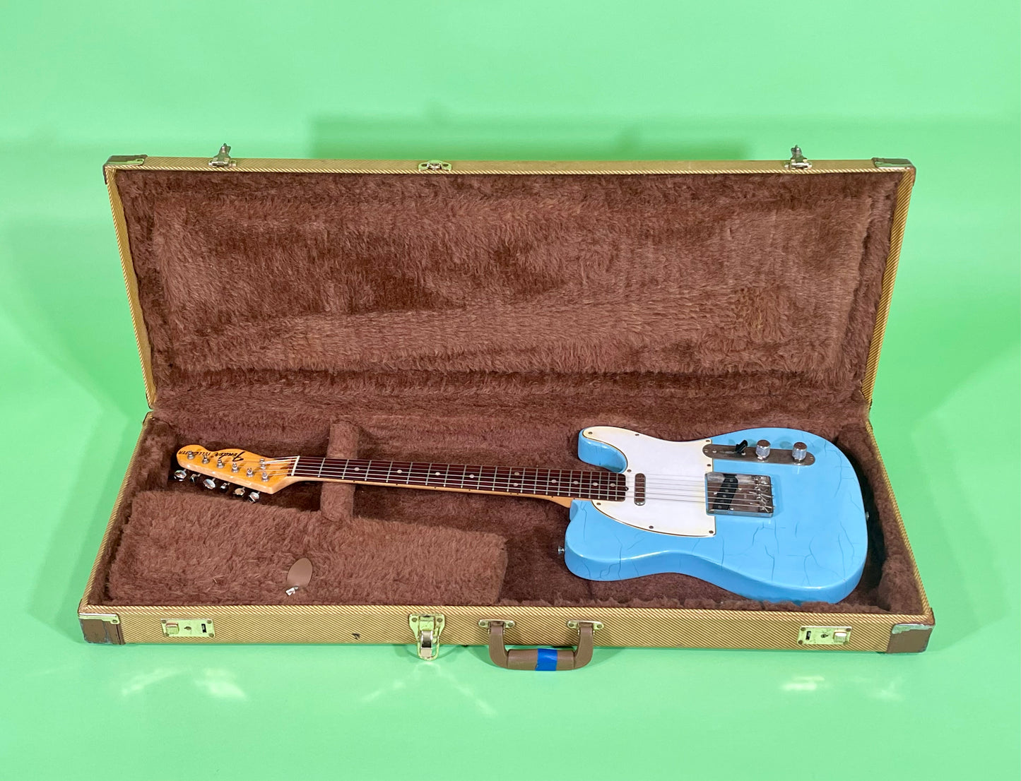 1972 Fender Telecaster Daphne Blue Rosewood fingerboard