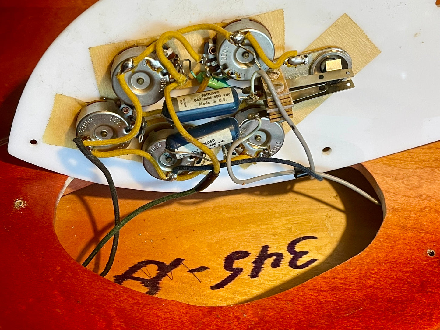 1966 Rickenbacker 335 Fireglo Rare Early Model!