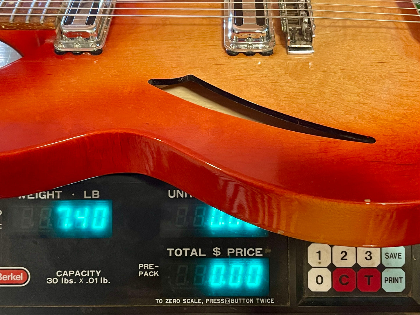 1966 Rickenbacker 335 Fireglo Rare Early Model!