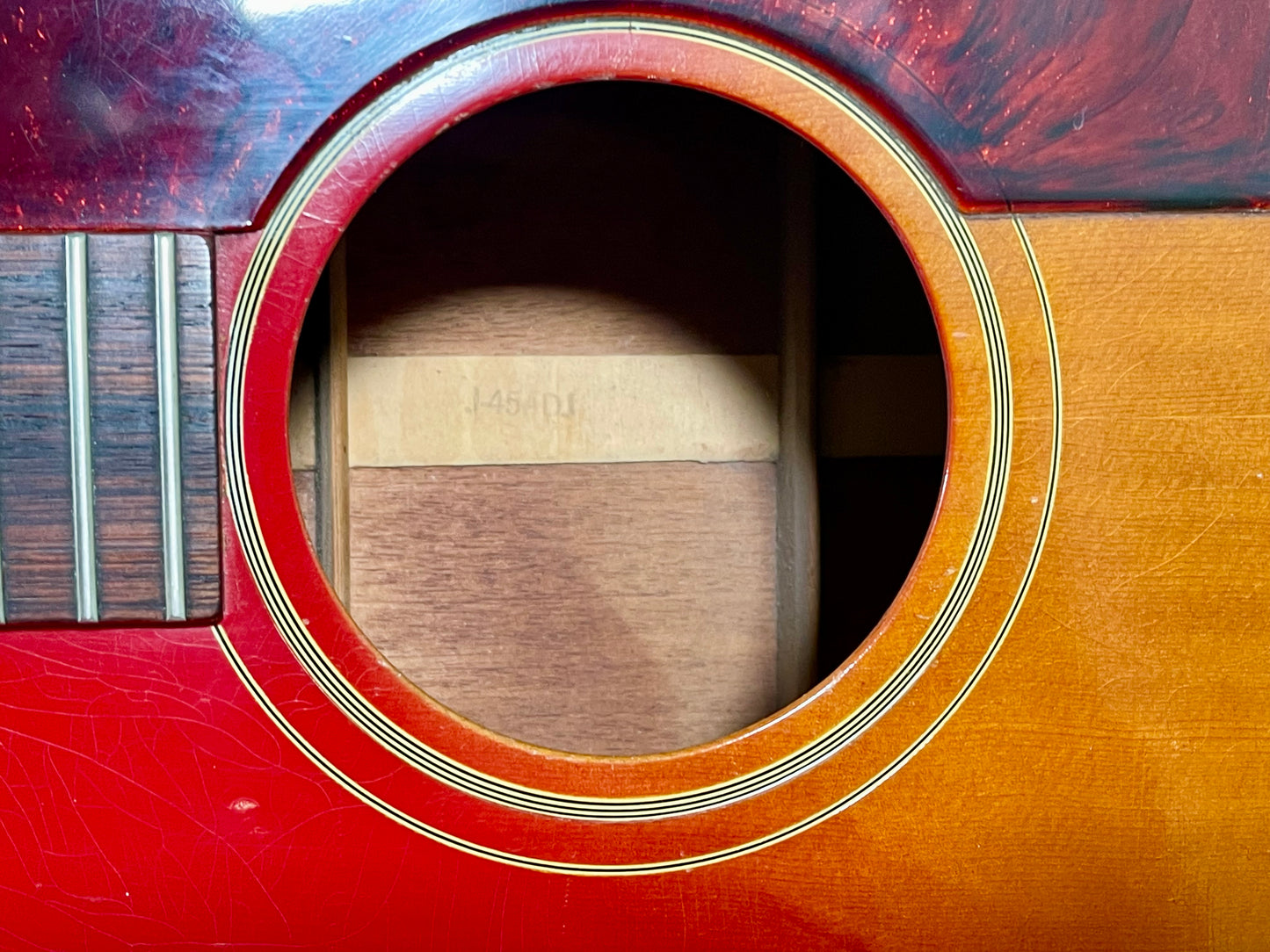 1967 Gibson J-45 Cherry Sunburst