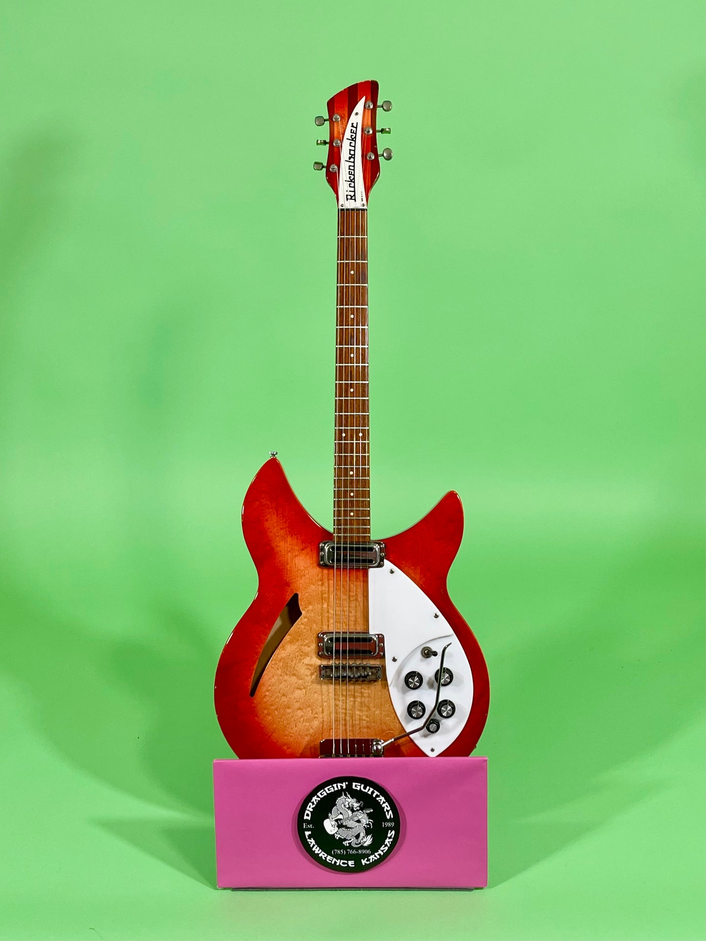 1966 Rickenbacker 335 Fireglo Rare Early Model!
