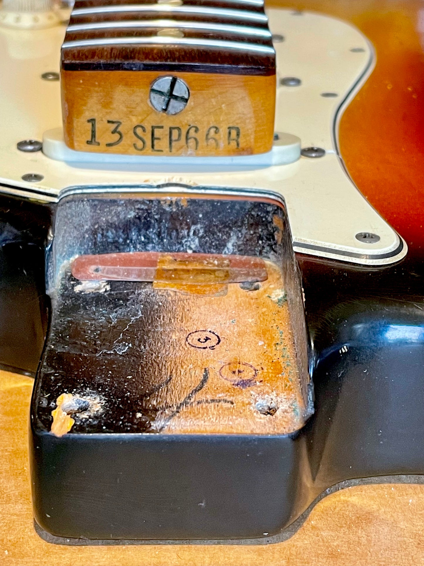 1967 Fender Stratocaster Super-Rare!  3-color Sunburst Brazilian Rosewood fingerboard