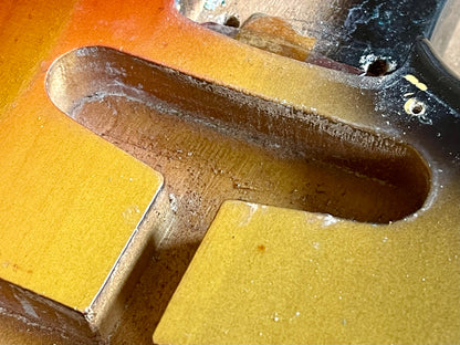 1967 Fender Stratocaster Super-Rare!  3-color Sunburst Brazilian Rosewood fingerboard