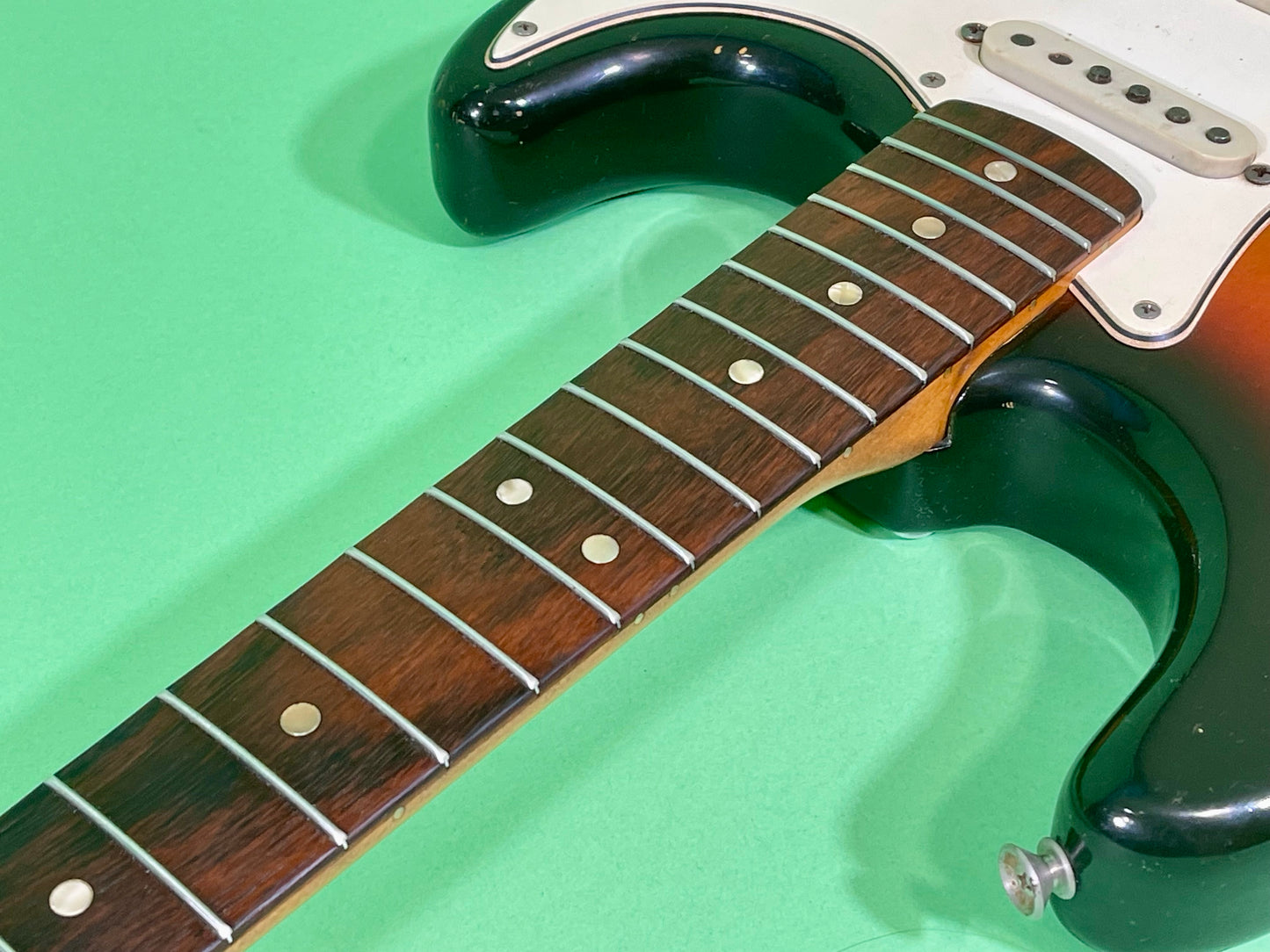 1967 Fender Stratocaster Super-Rare!  3-color Sunburst Brazilian Rosewood fingerboard