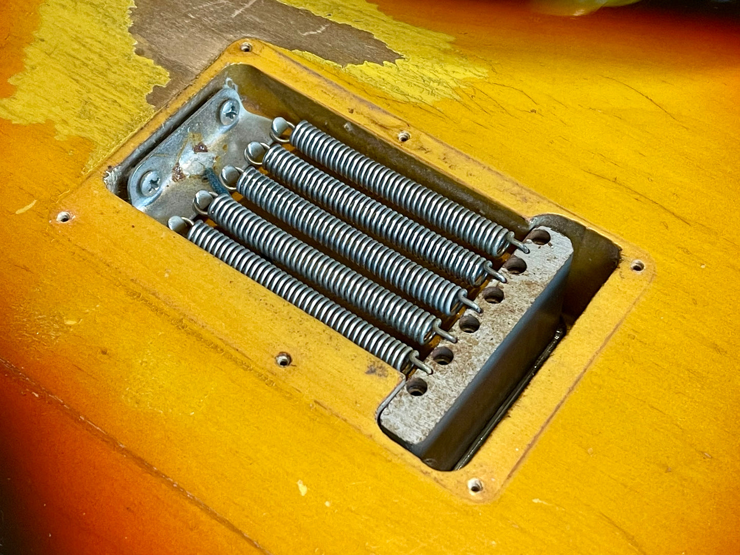 1967 Fender Stratocaster Super-Rare!  3-color Sunburst Brazilian Rosewood fingerboard