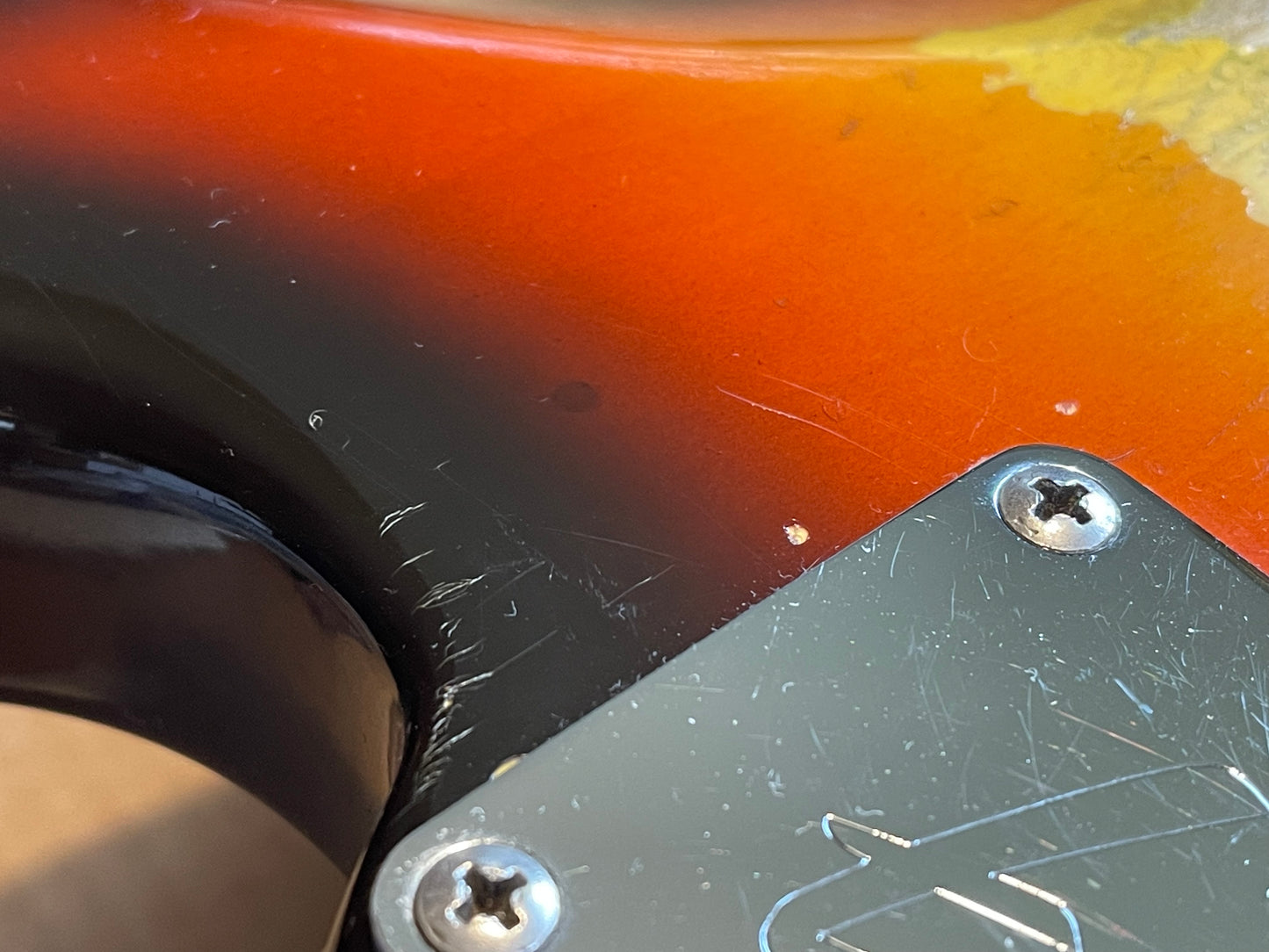 1967 Fender Stratocaster Super-Rare!  3-color Sunburst Brazilian Rosewood fingerboard