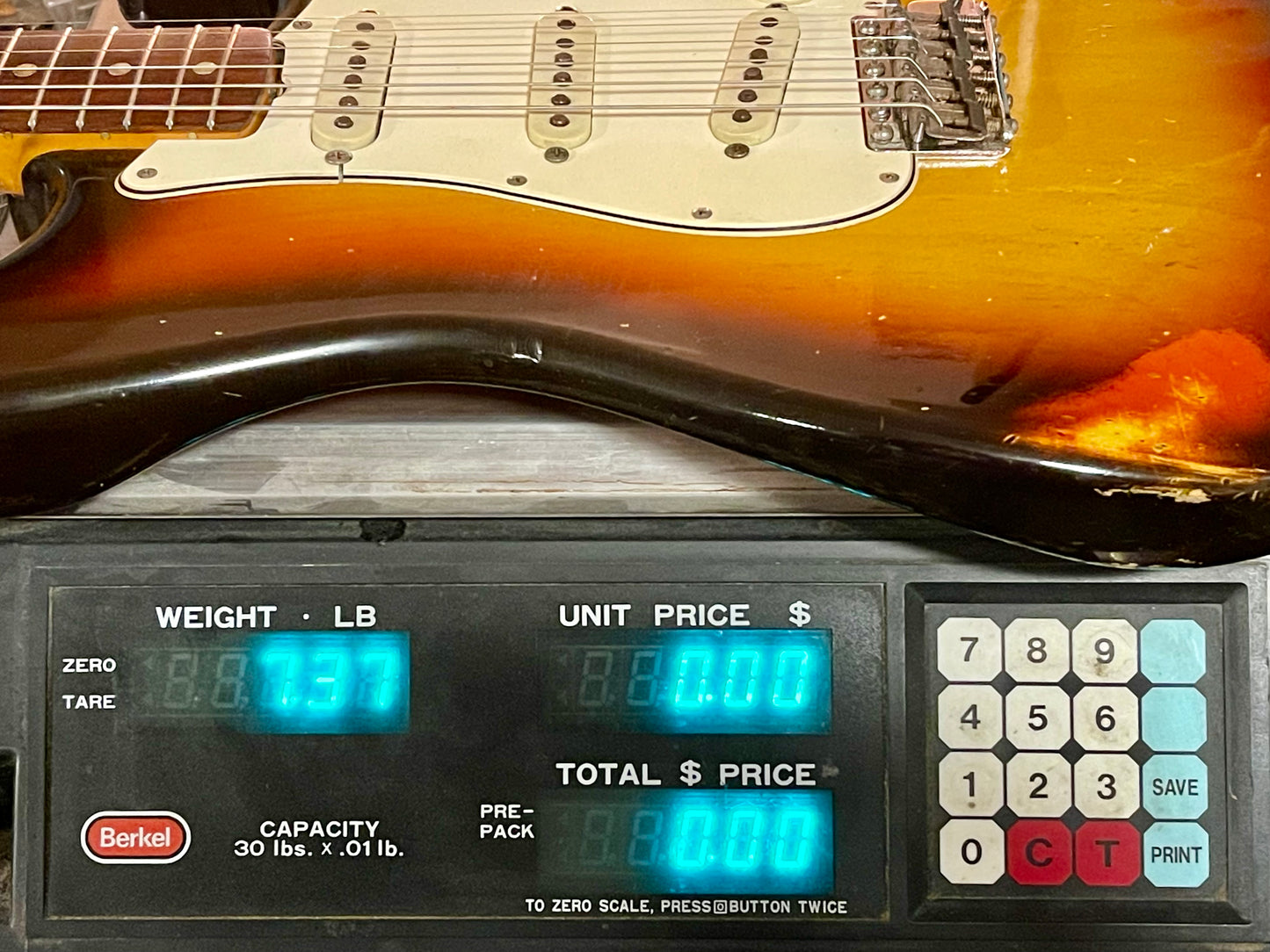 1967 Fender Stratocaster Super-Rare!  3-color Sunburst Brazilian Rosewood fingerboard