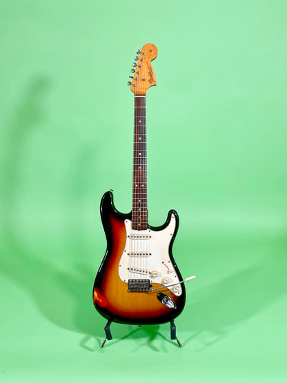 1967 Fender Stratocaster Super-Rare!  3-color Sunburst Brazilian Rosewood fingerboard