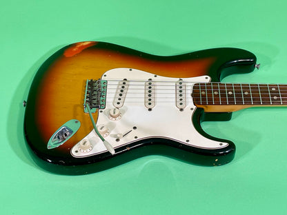 1967 Fender Stratocaster Super-Rare!  3-color Sunburst Brazilian Rosewood fingerboard