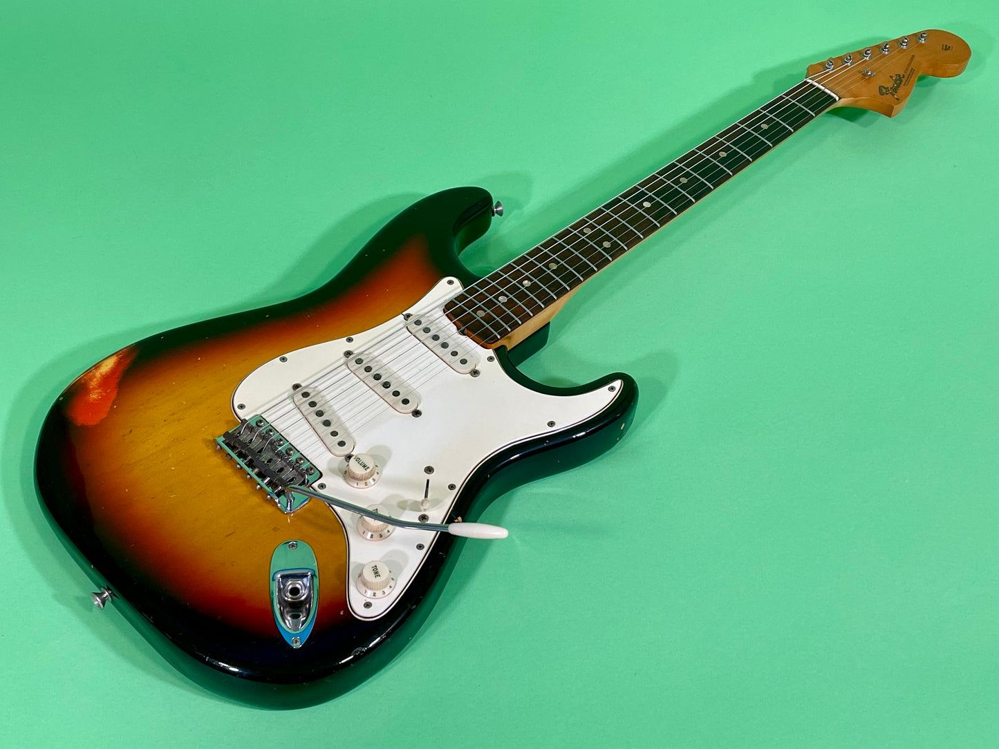 1967 Fender Stratocaster Super-Rare!  3-color Sunburst Brazilian Rosewood fingerboard