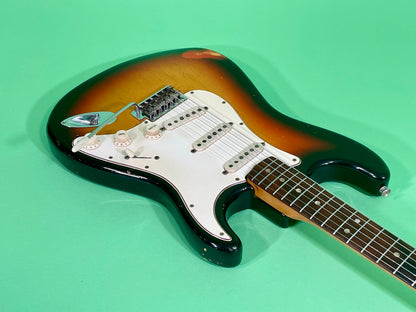 1967 Fender Stratocaster Super-Rare!  3-color Sunburst Brazilian Rosewood fingerboard